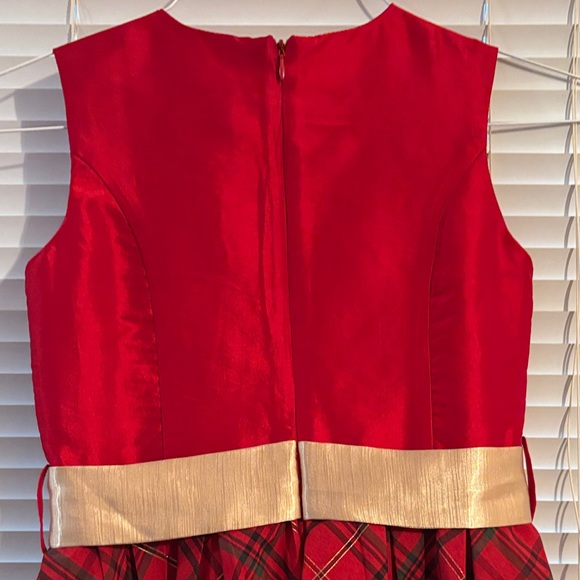 Disney Minnie Mouse Red Dress with Gold  Bow - Picture 6 of 8